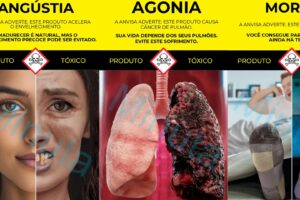 Anvisa apresenta novas imagens contra fumo em embalagens de cigarros