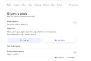 Google lança recurso para auxiliar vítimas de violência doméstica