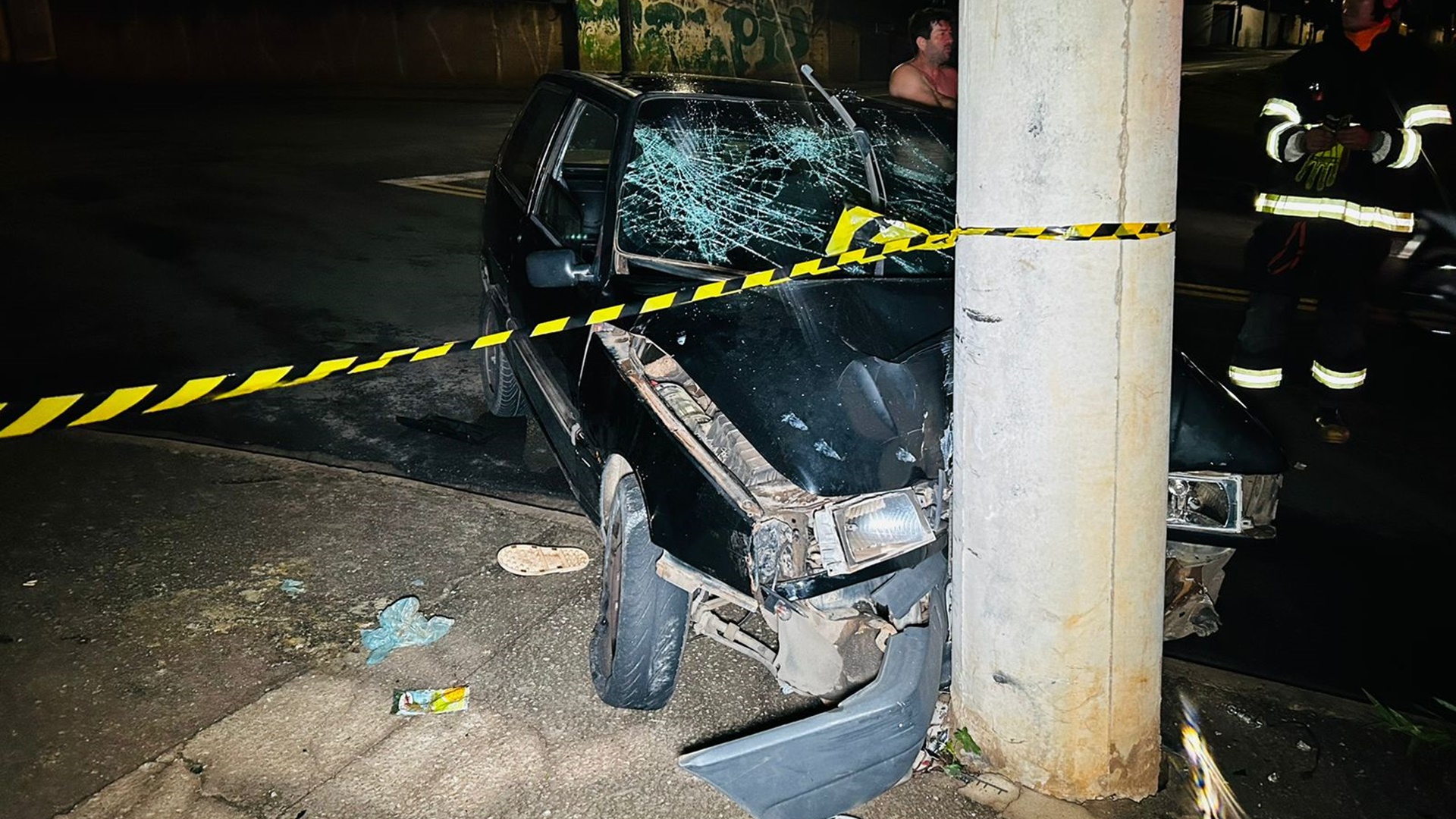 Grave acidente deixa dois feridos no São Lourenço, em Limeira