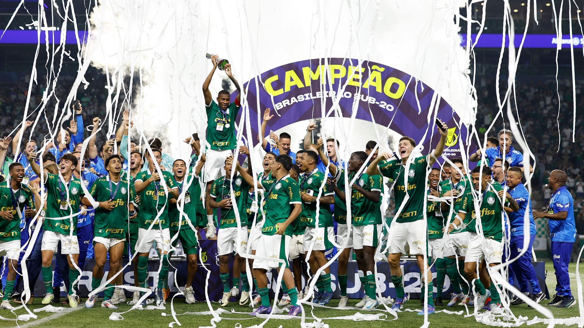 Palmeiras é campeão do Brasileirão Sub-20