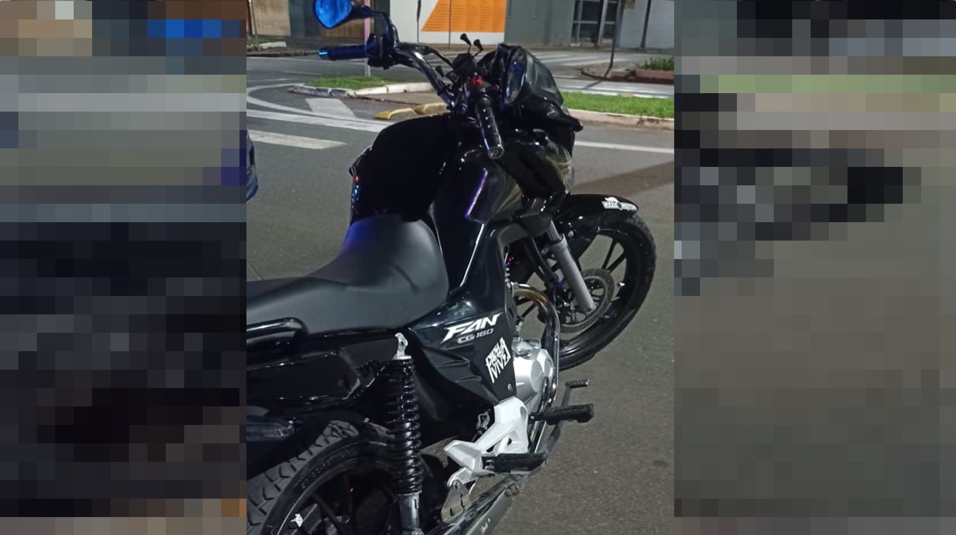 GCM apreende moto com escapamento adulterado na Av. Saudades, em Limeira