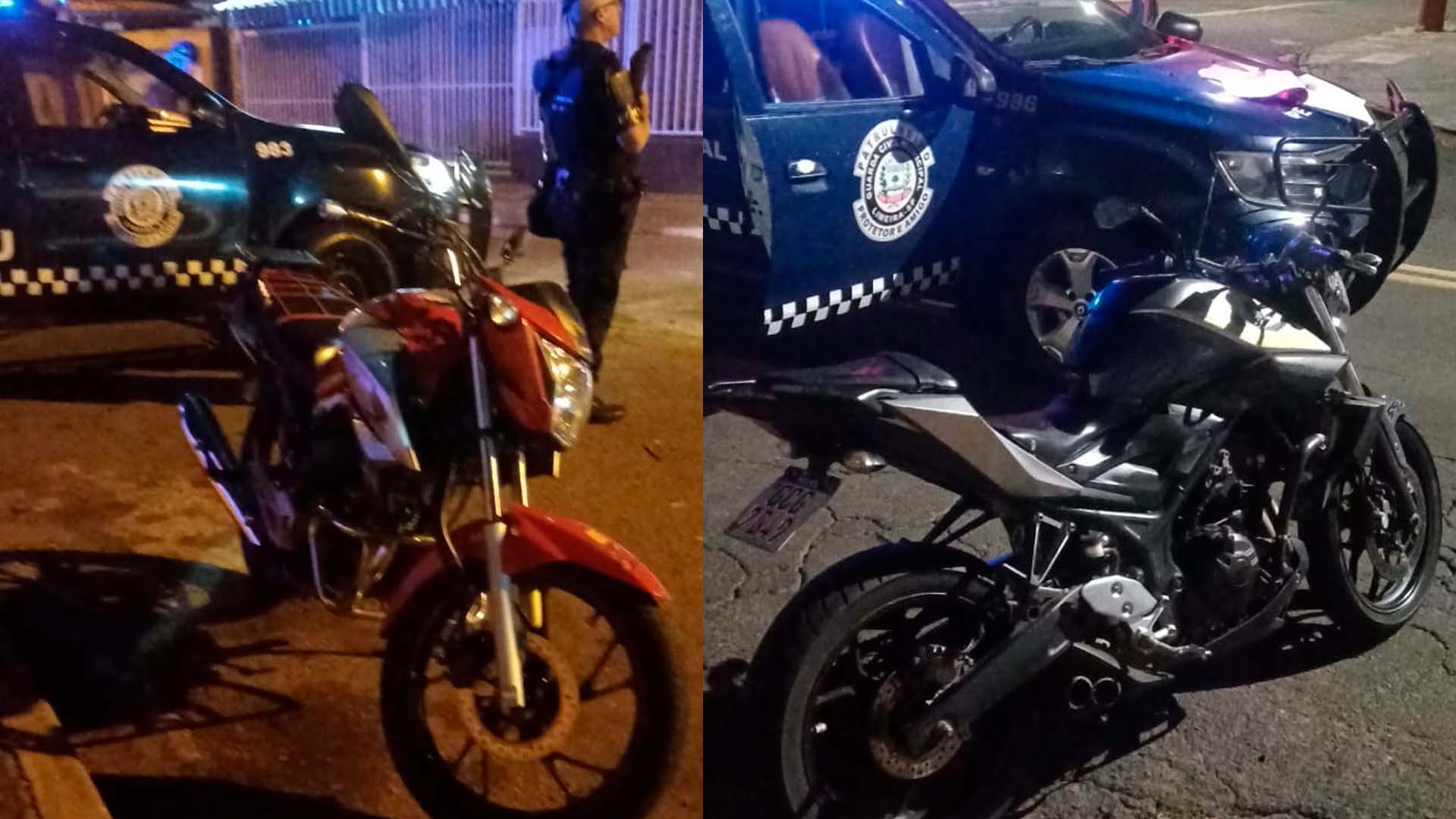 GCM apreende motocicletas com escapamentos adulterados