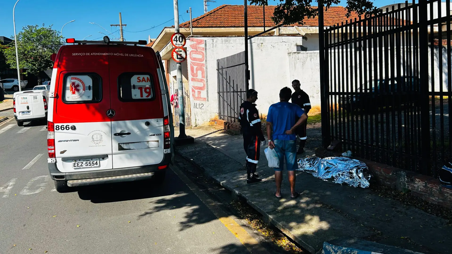 Idoso morre após passar mal no viaduto da Av. Laranjeiras, em Limeira
