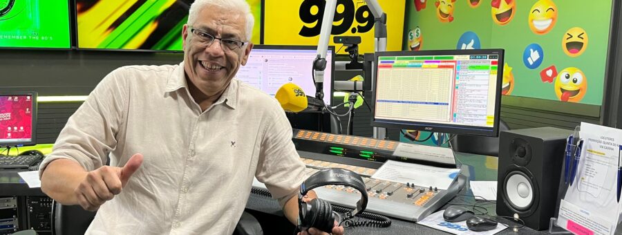 Locutor Cesinha da Estereosom completa 40 anos de rádio