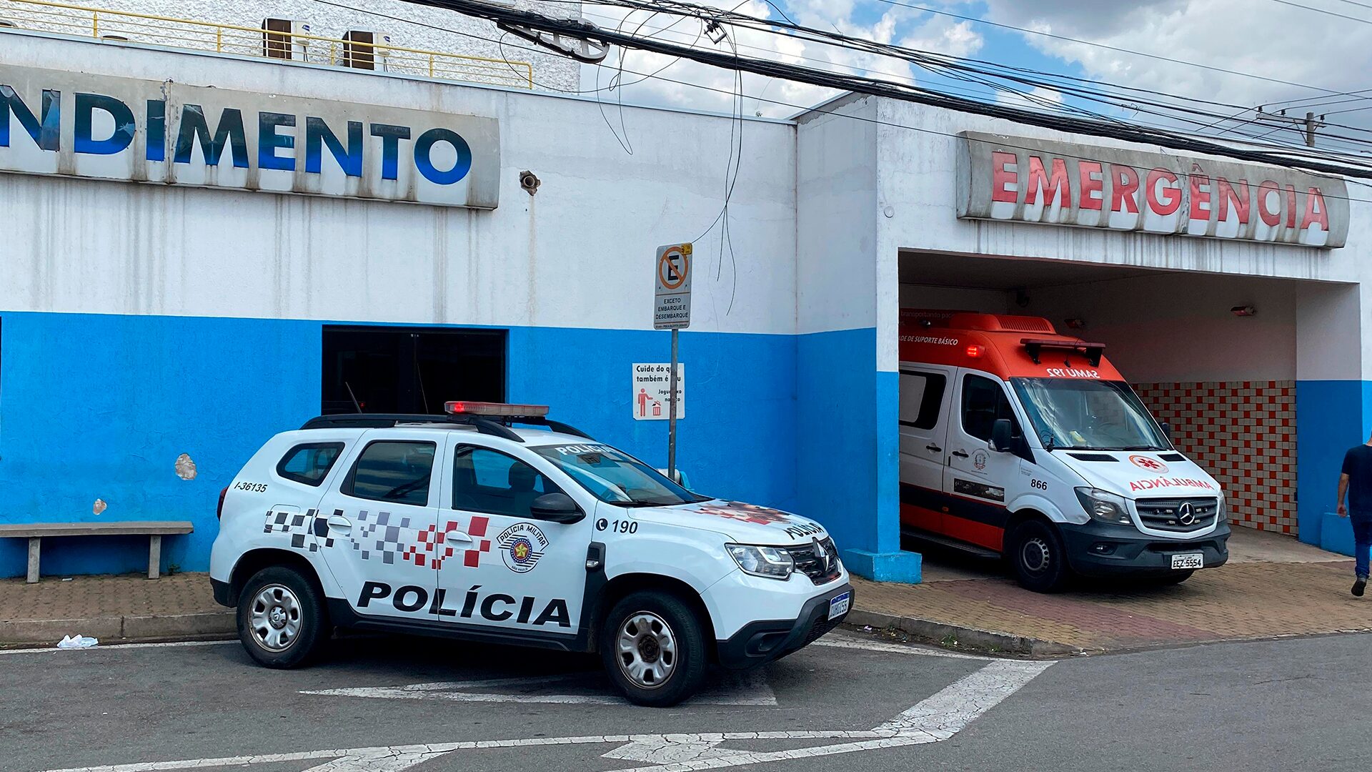 Menor com criança na garupa fica gravemente ferido após acidente em Limeira