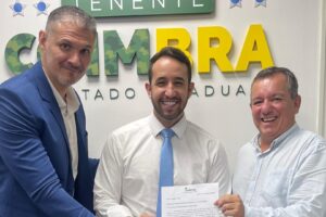 Vice-prefeito eleito e vereador eleito visitam Assembleia Legislativa para pedir recursos para Limeira