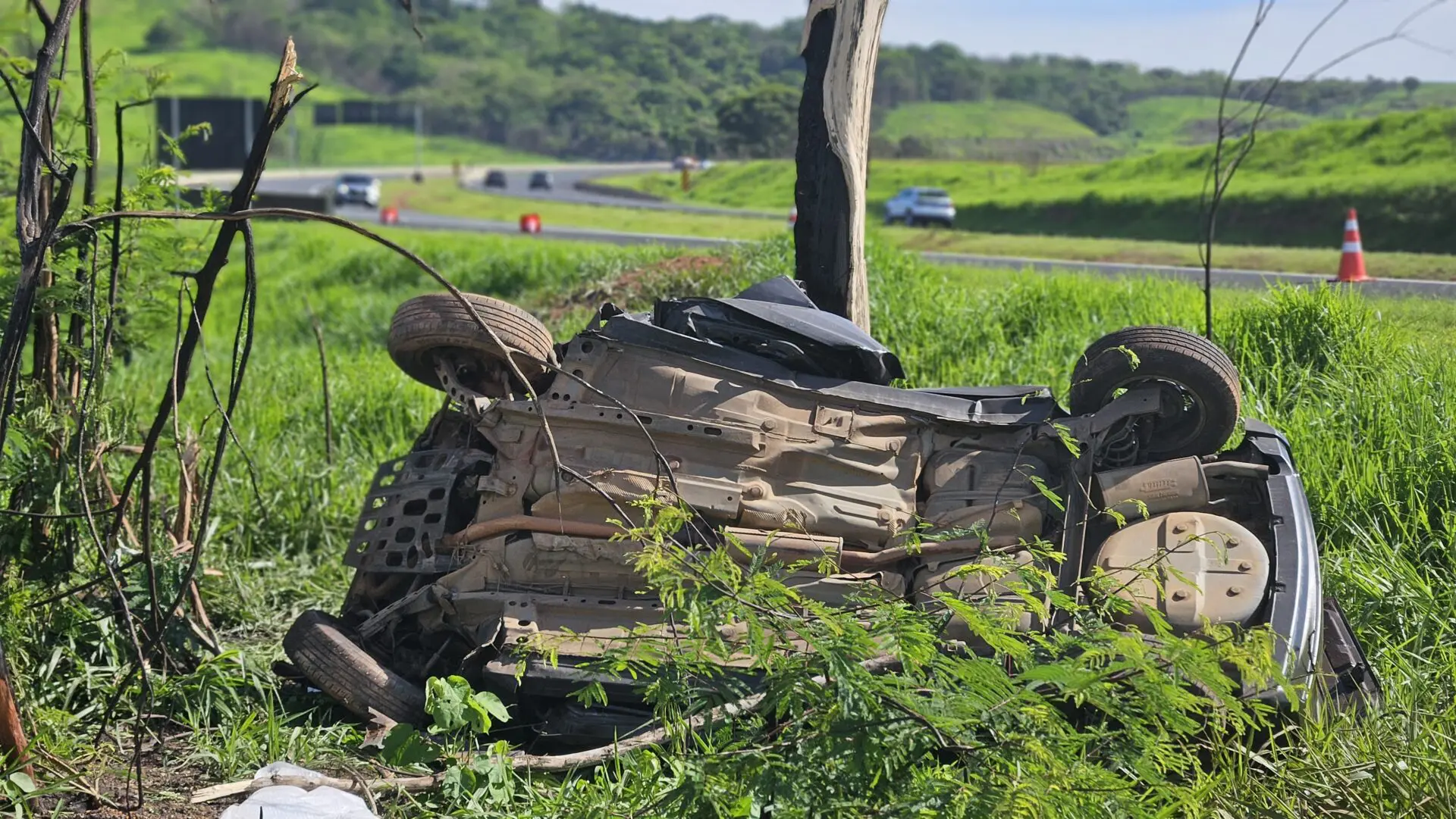Criança fica gravemente ferida em acidente da Bandeirantes, em Limeira