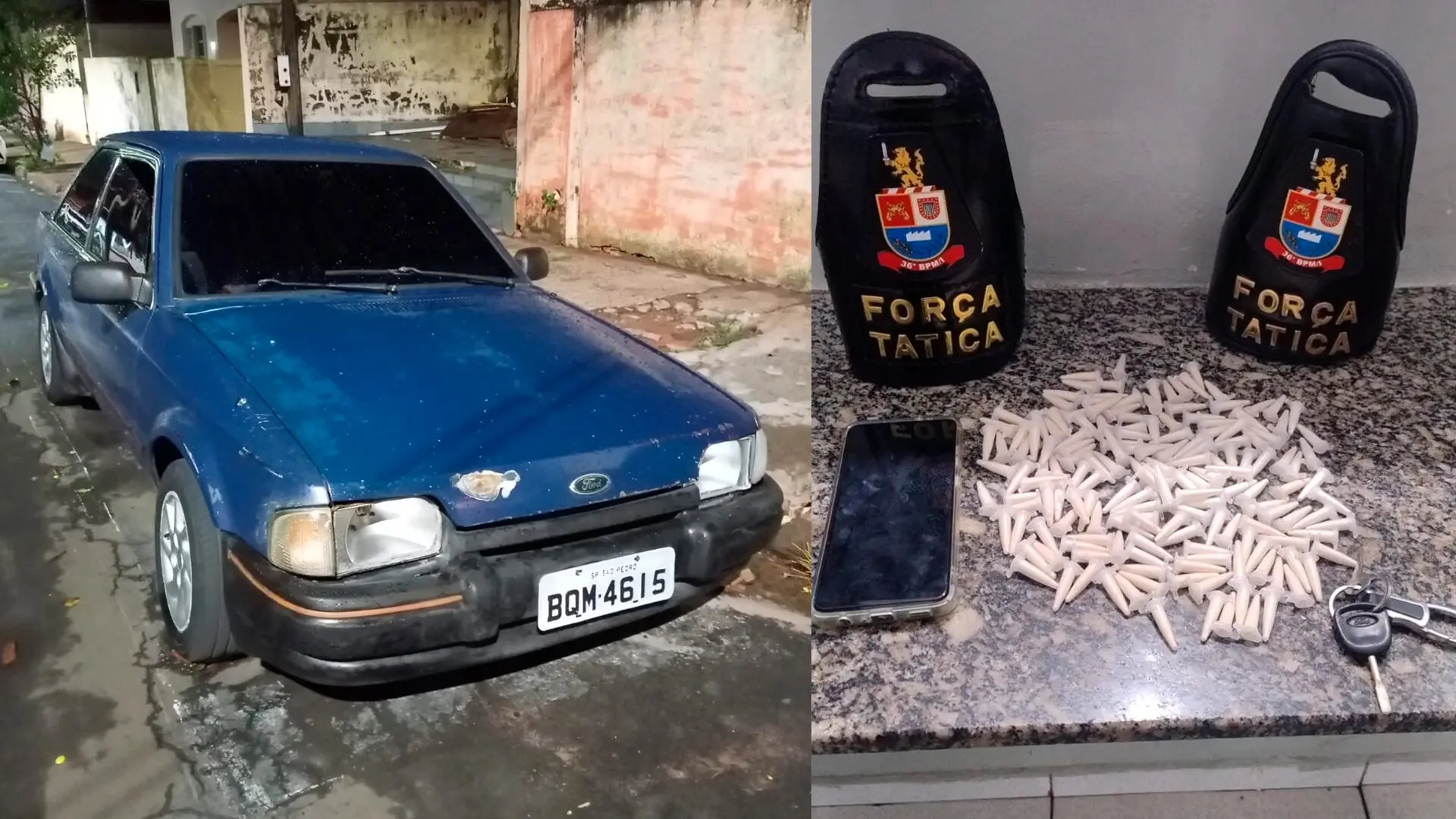 Jovem é preso com 160 pinos de cocaína em Limeira