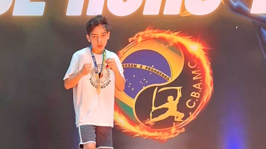 Limeirense de 13 anos medalha de ouro no Kung Fu fala sobre conquista