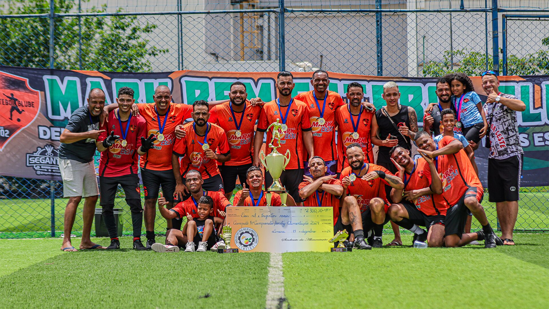 Markbem é campeã do 14º Campeonato de Futebol do STIAL