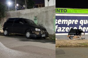 Motorista perde freio e colide contra muro no Centro de Limeira