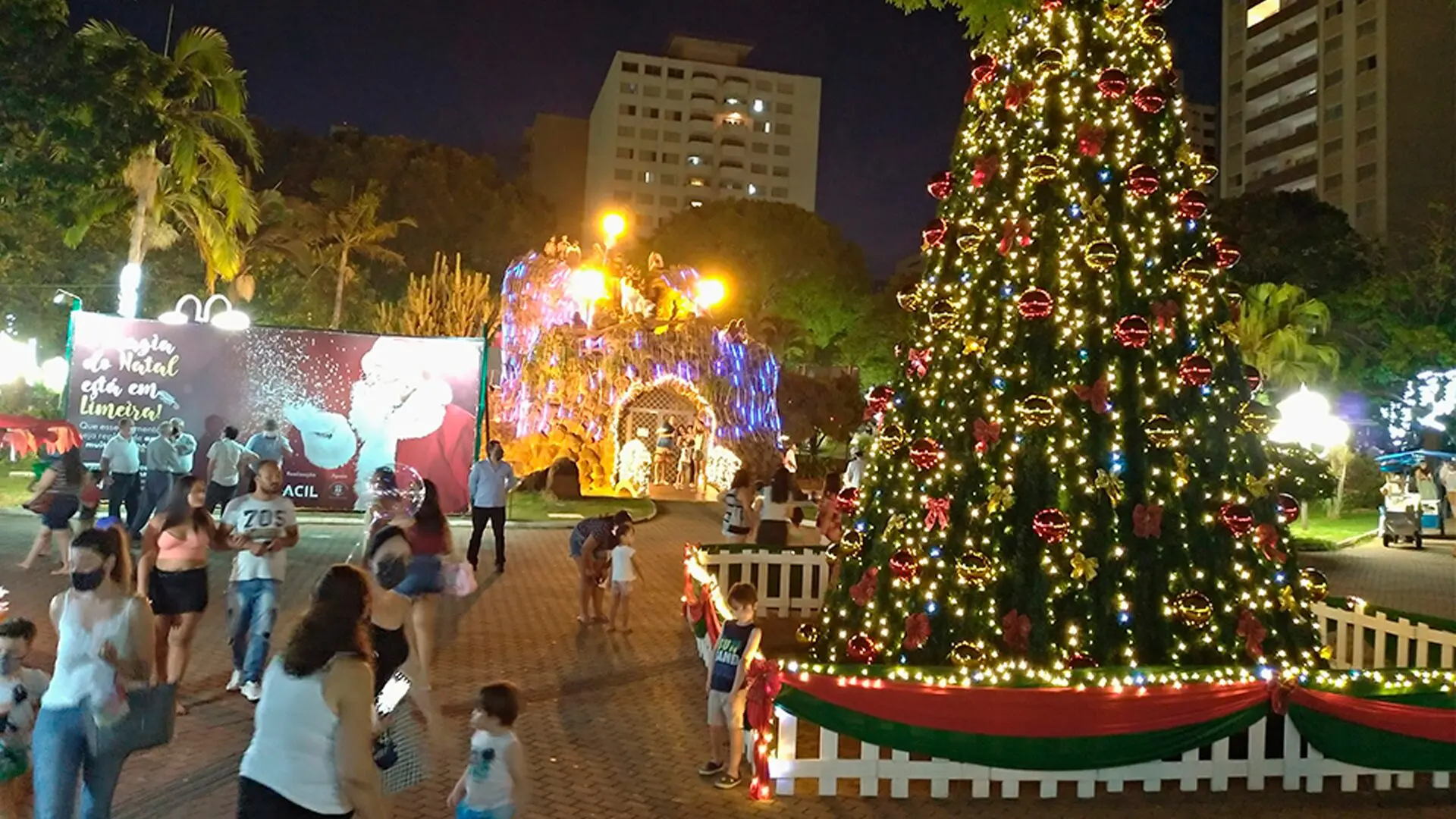 Papai Noel chega nesta terça na Praça Toledo Barros, em Limeira