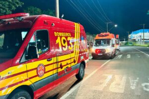 Acidente entre moto e bicicleta deixa dois feridos no Anel Viário, em Limeira