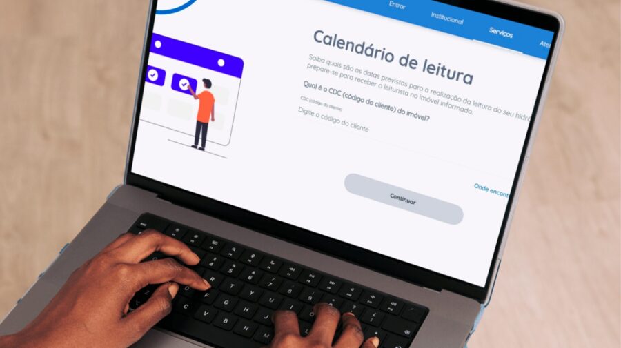 Calendário anual de leitura da BRK já está disponível em agência virtual