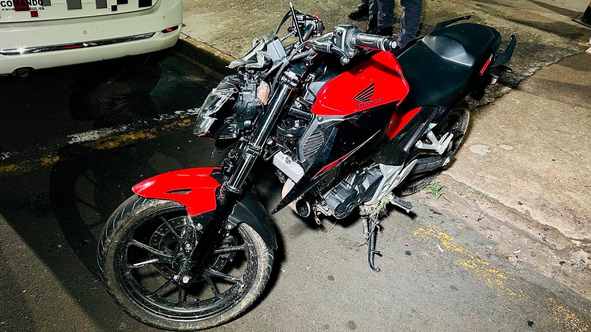 Dois são presos com moto roubada no Jd. Santa Eulália, em Limeira