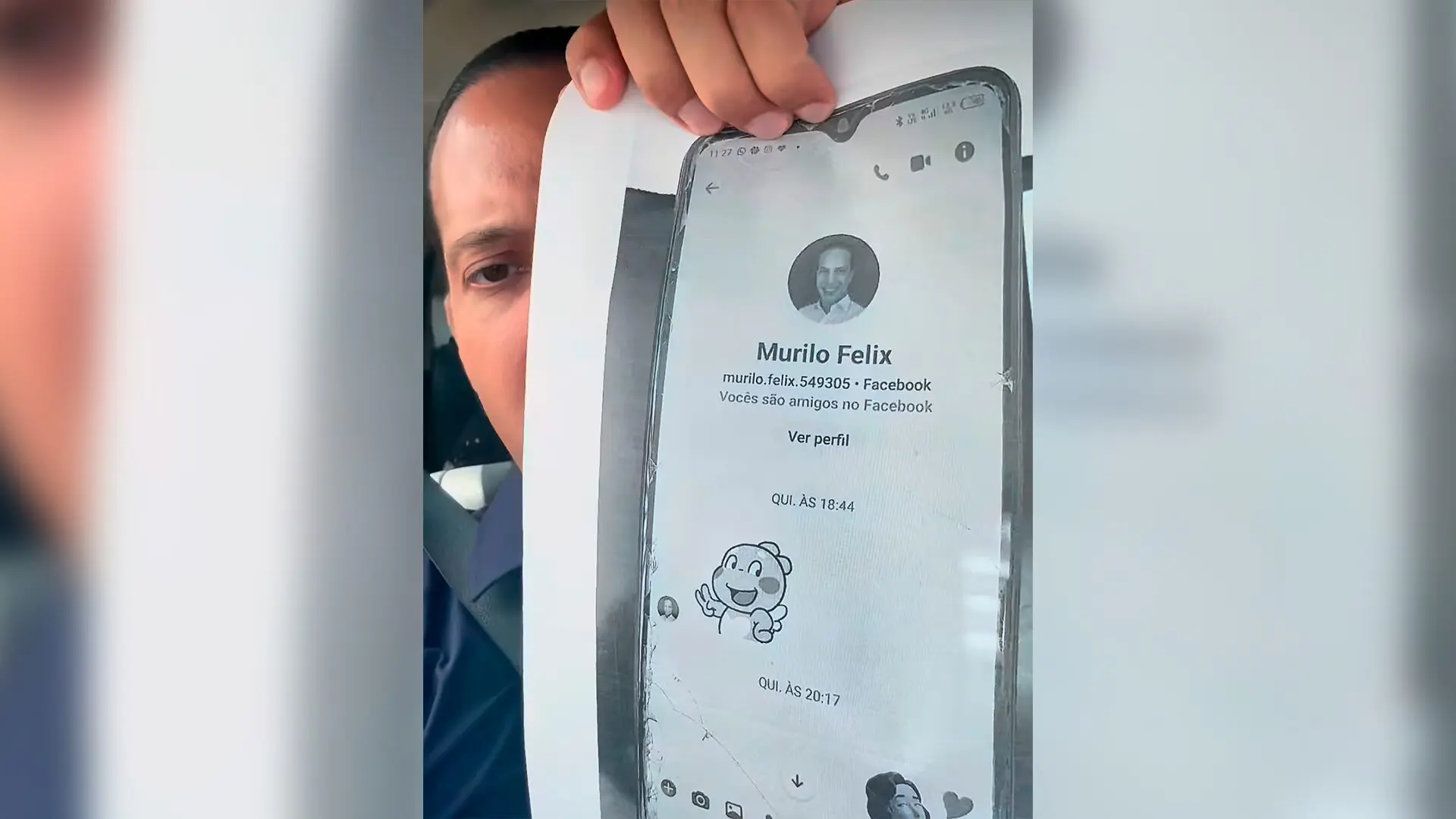 Perfil falso tenta aplicar golpe se passando por Murilo Félix