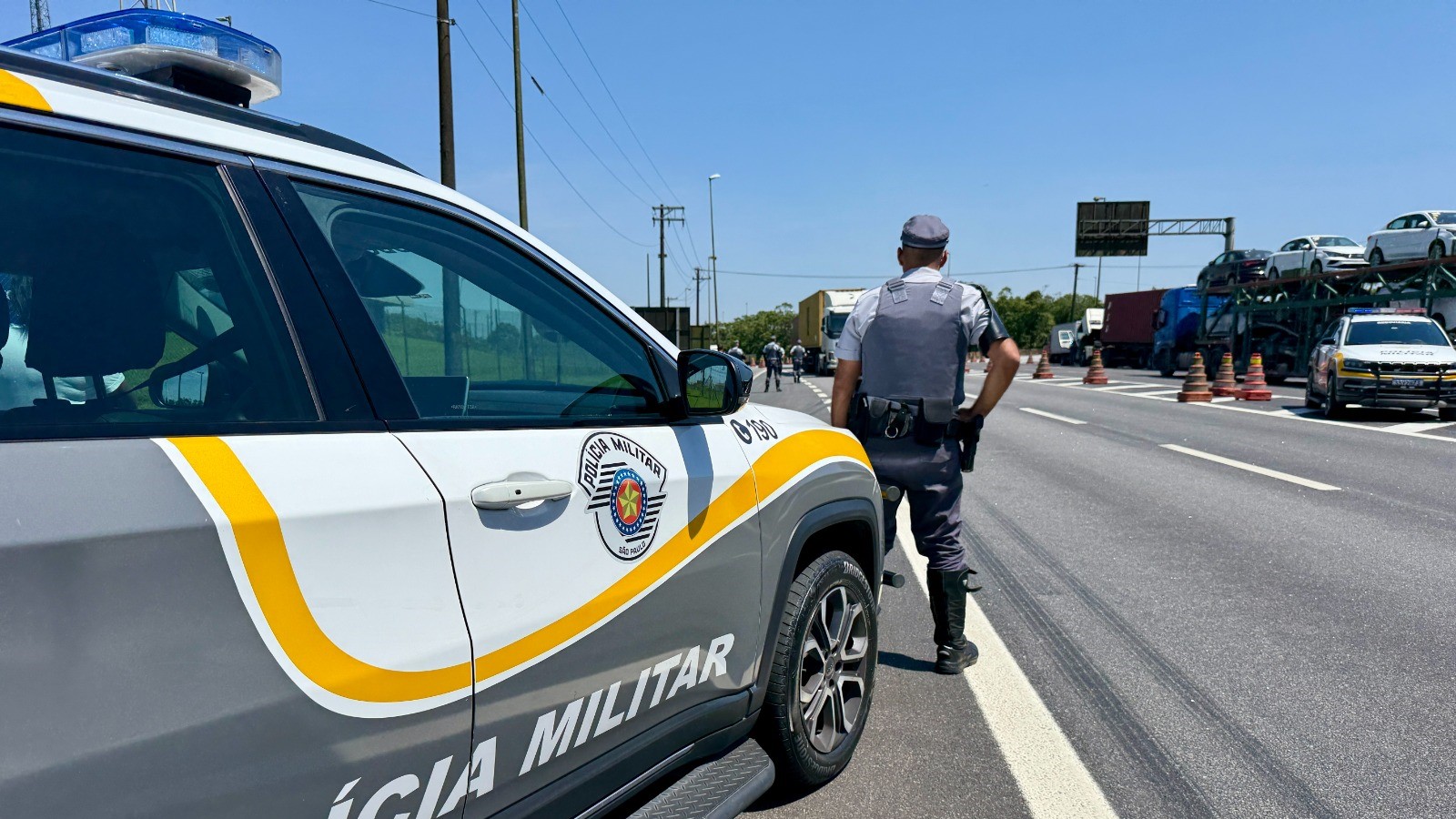 Polícia Rodoviária realiza megaoperação contra o crime organizado nas rodovias paulistas