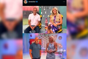 Renata Fan é criticada ao compartilhar montagem de Denilson com Pabllo Vittar