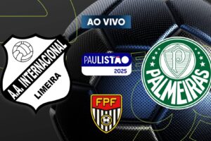 AO VIVO: Acompanhe a transmissão de Inter de Limeira x Palmeiras