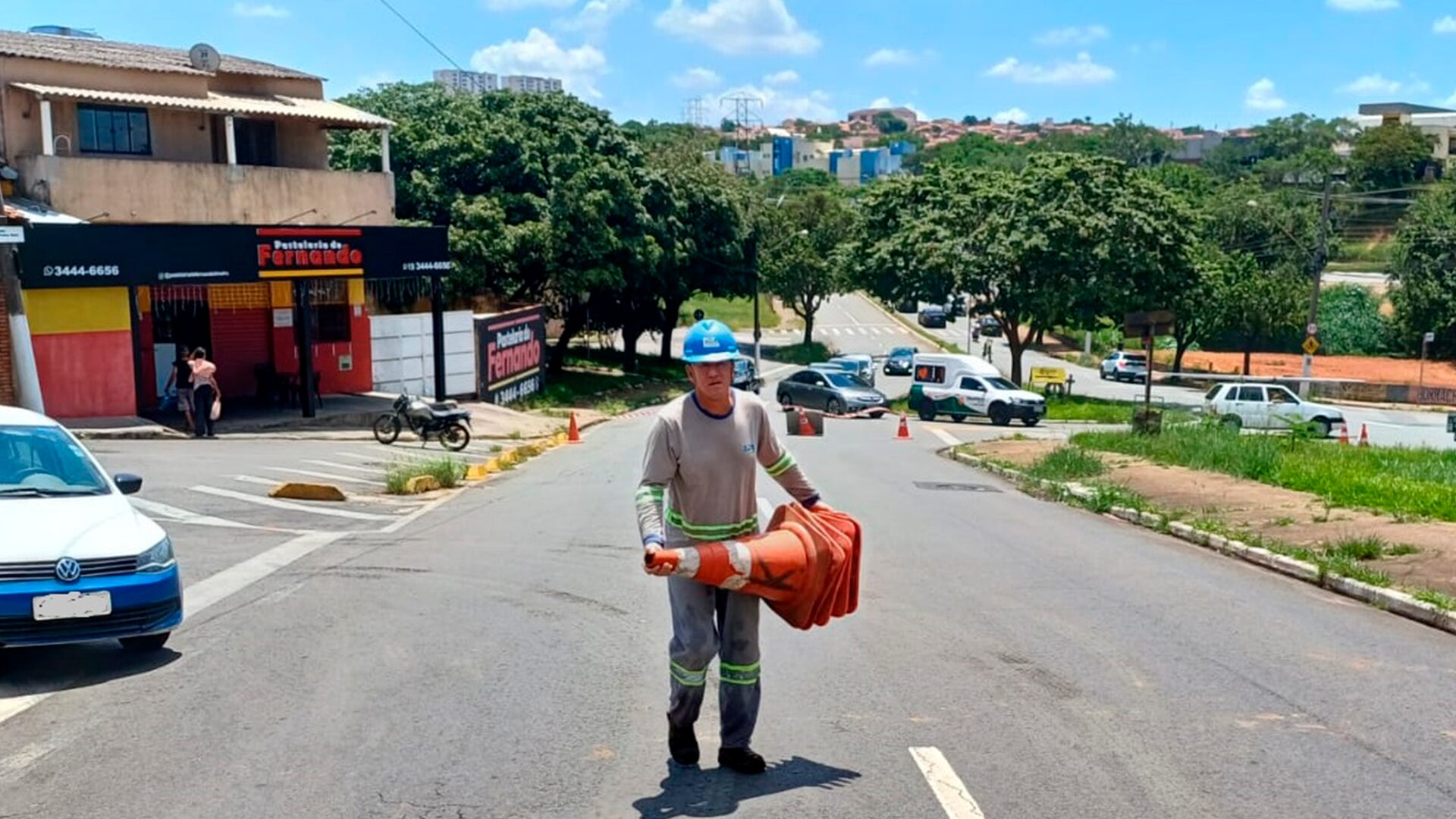 Após manutenção, Av. Flávio Roque da Silveira é liberada ao trânsito