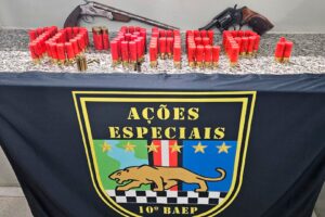 Baep prende homem com armas e munições no Jd. Lagoa Nova, em Limeira