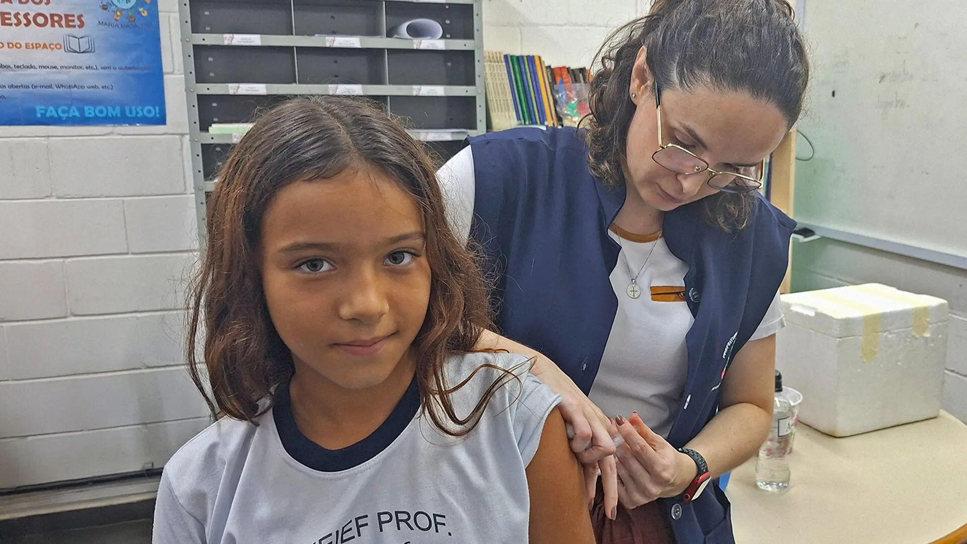 Busca ativa para vacinação contra dengue começa na Emeief Maria Madalena