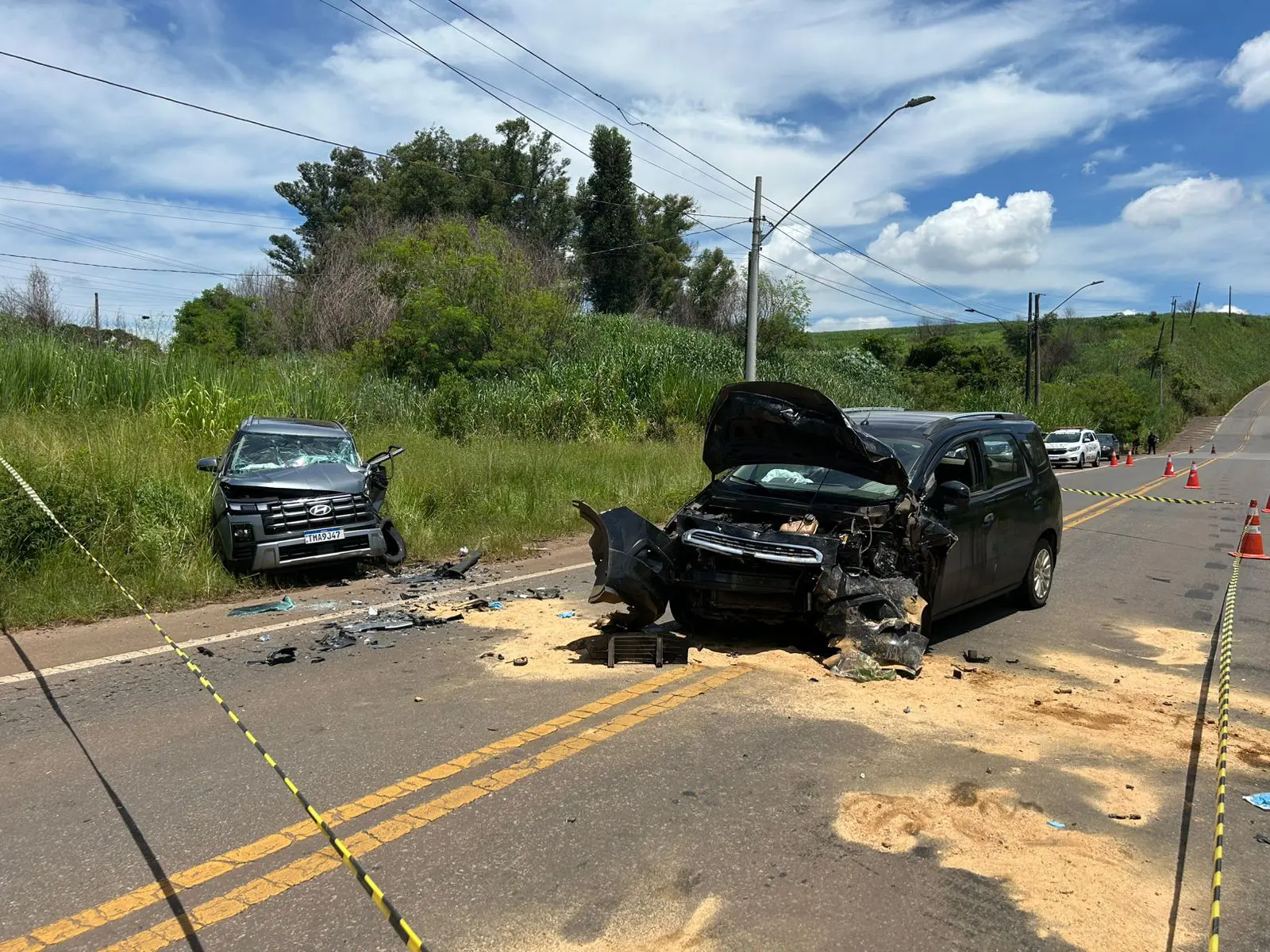 Homem que matou mulher a facadas é preso após colisão na Limeira-Cordeirópolis