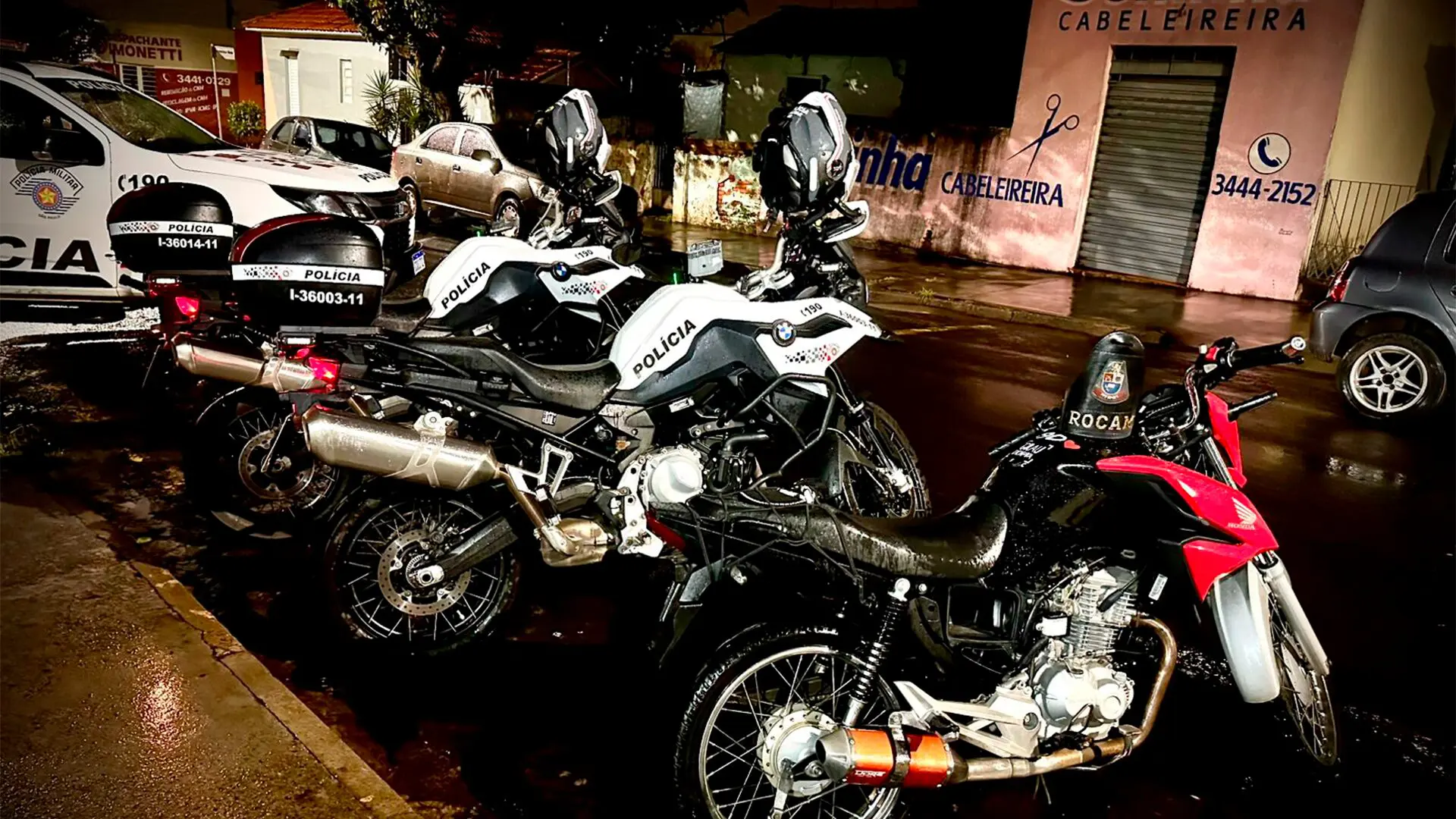 Motociclista sem placas tenta fugir, sofre queda e é detido em Limeira