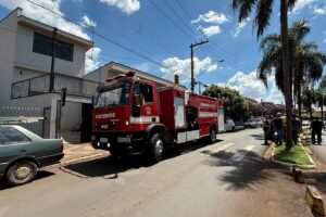 Princípio de incêndio é registrado na Secretaria de Saúde de Cordeirópolis