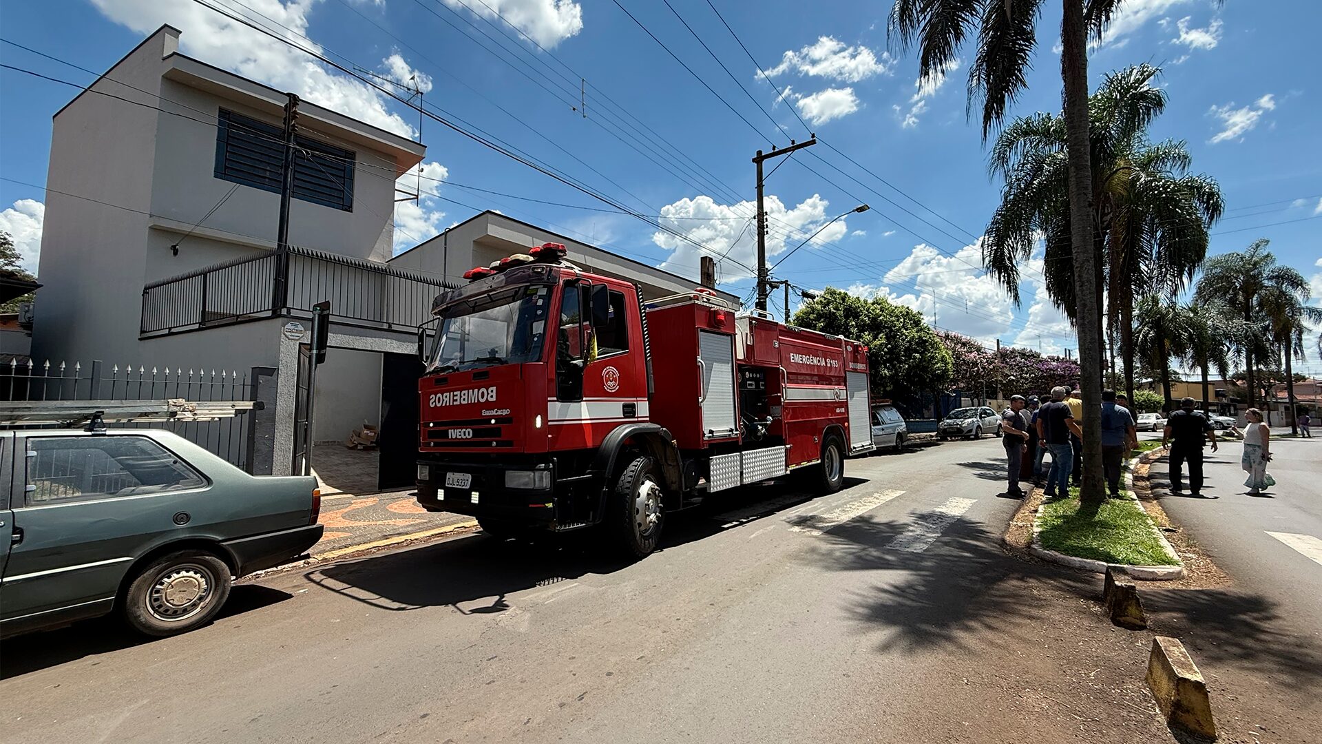 Princípio de incêndio é registrado na Secretaria de Saúde de Cordeirópolis