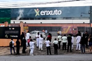 Susto em Piracicaba supermercado Enxuto pega fogo