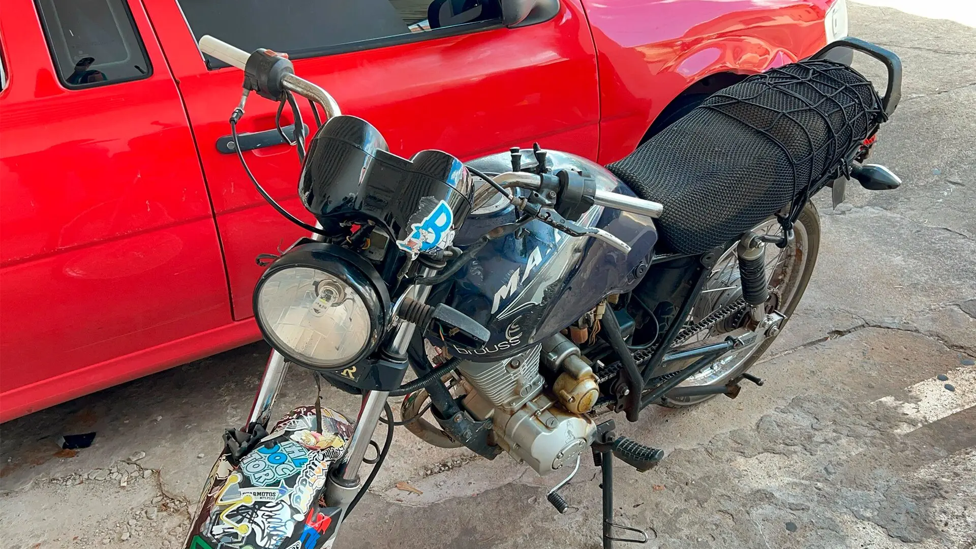 Homem com moto adulterada é preso pela GCM no Ernesto Kuhl, em Limeira