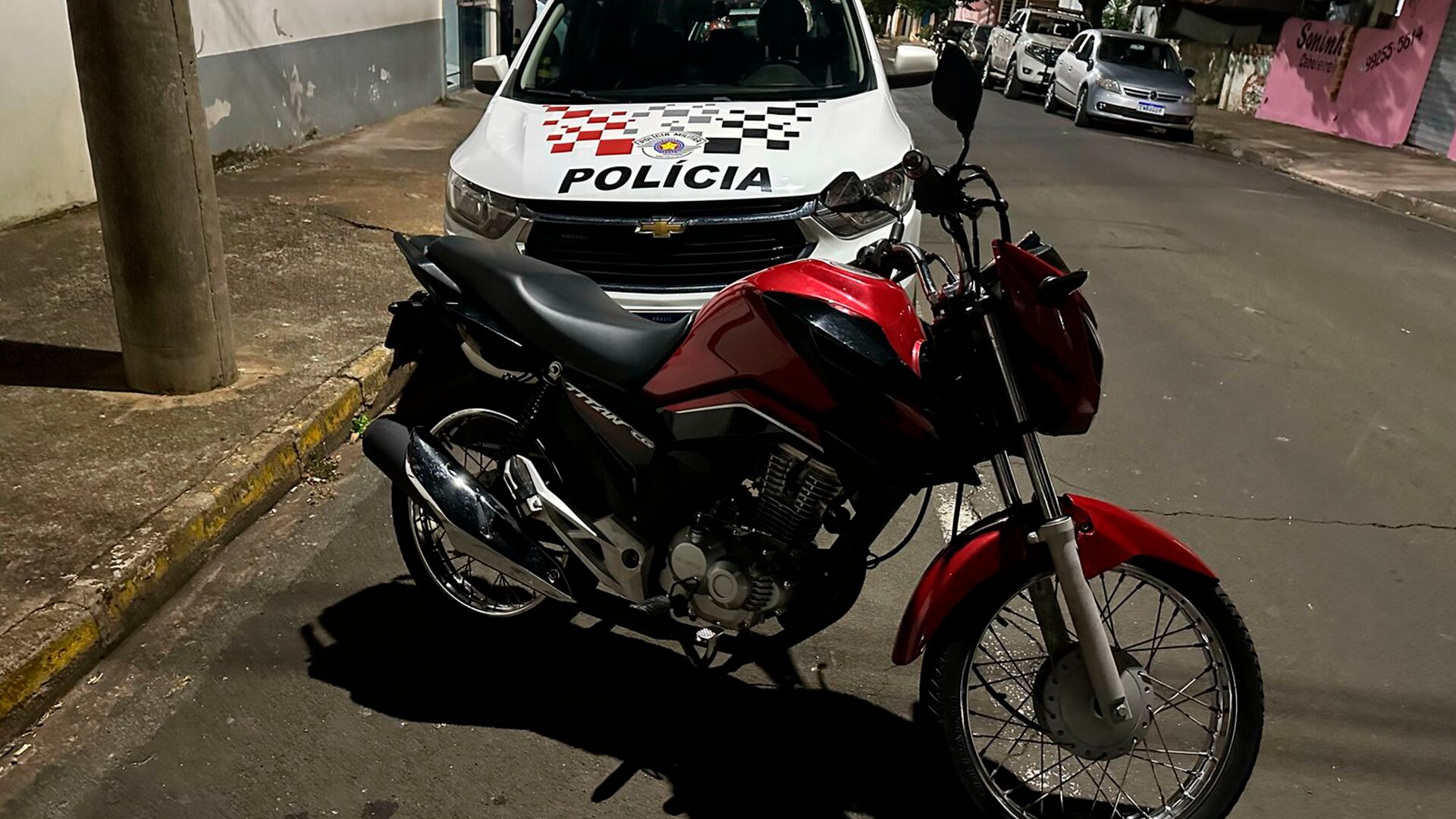 Homem é preso com moto adulterada no Jd. Aquarius, em Limeira