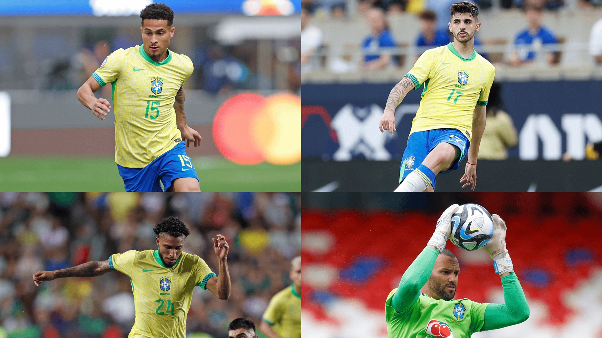 João Gomes, Beraldo, Éderson e Weverton são convocados para jogo com a Argentina