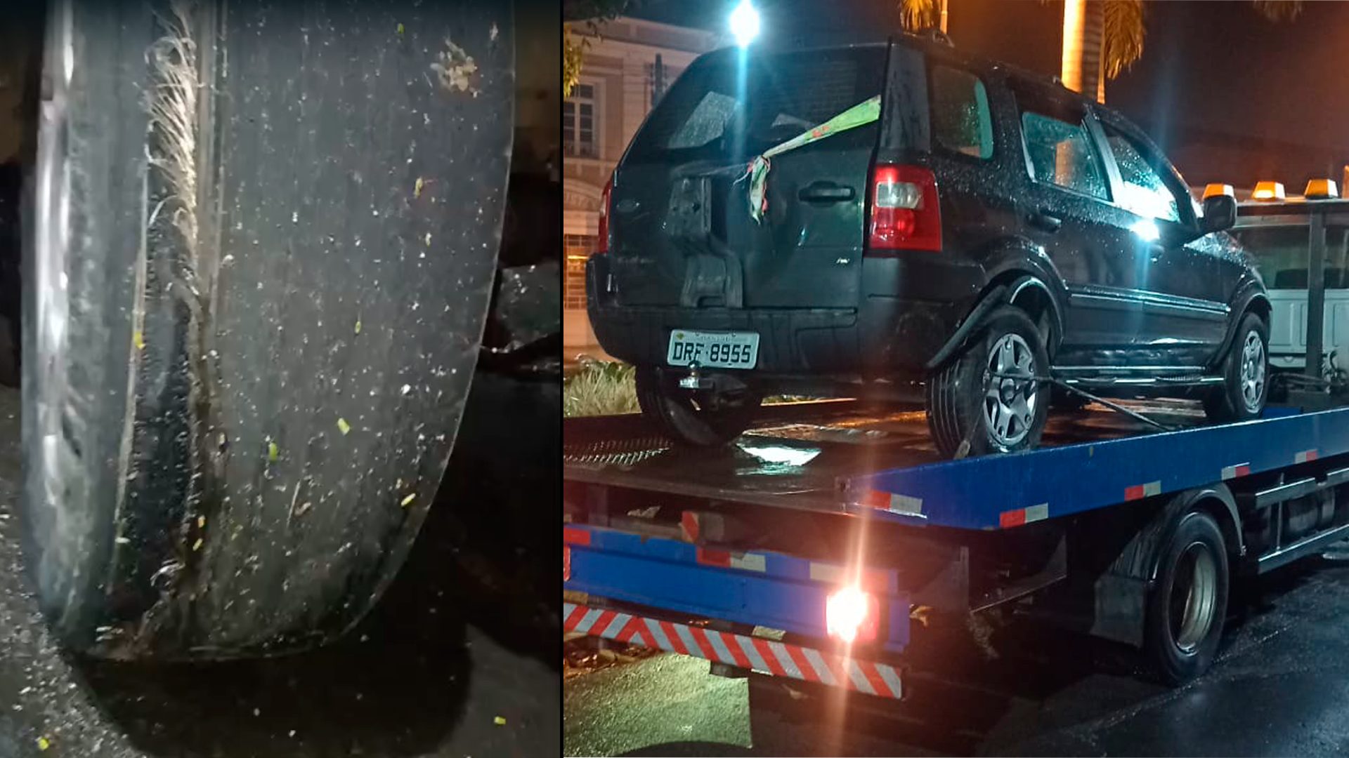 Carro com pneu careca e documento atrasado é apreendido em Limeira
