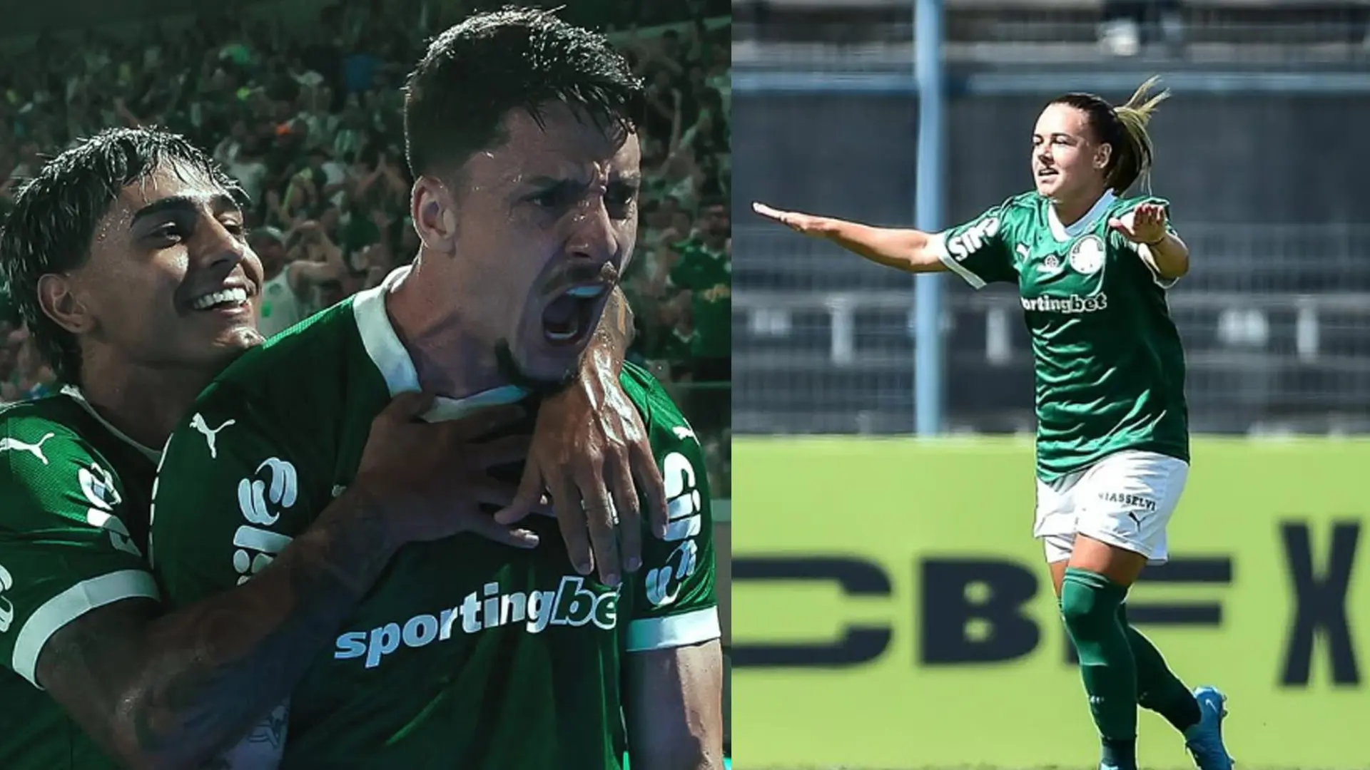 Dia de Verdão Palmeiras bate o Corinthians duas vezes e faz a festa da torcida