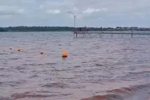 Equipe da Educadora flagra momento em que adolescente morre afogado em Planura (MG)