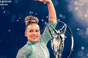 Ginasta Rebeca Andrade conquista prêmio Laureus, o Oscar do Esporte