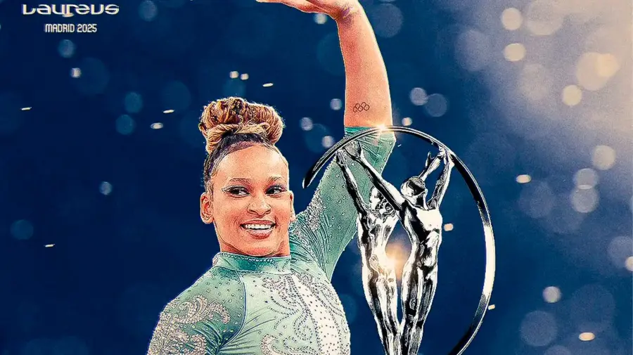 Ginasta Rebeca Andrade conquista prêmio Laureus, o Oscar do Esporte
