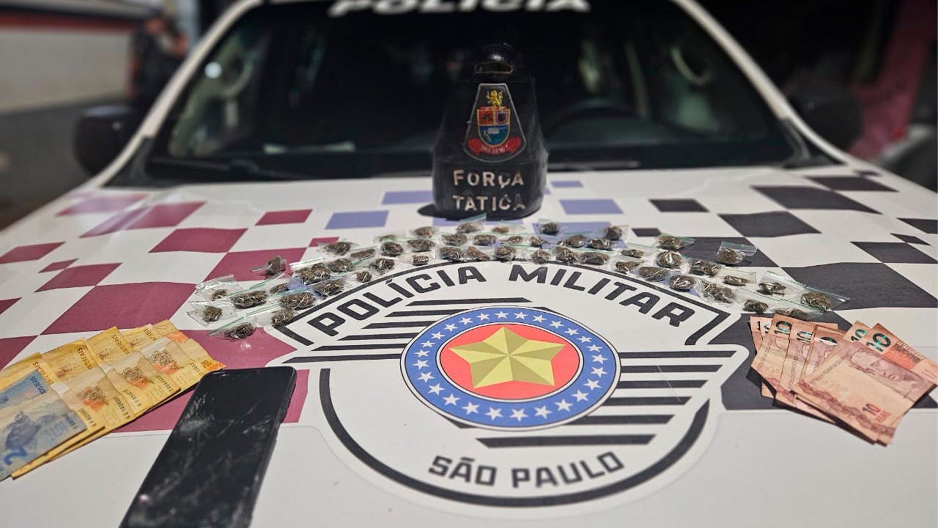 Homem é preso com drogas e dinheiro no Pq. Nossa Senhora das Dores, em Limeira