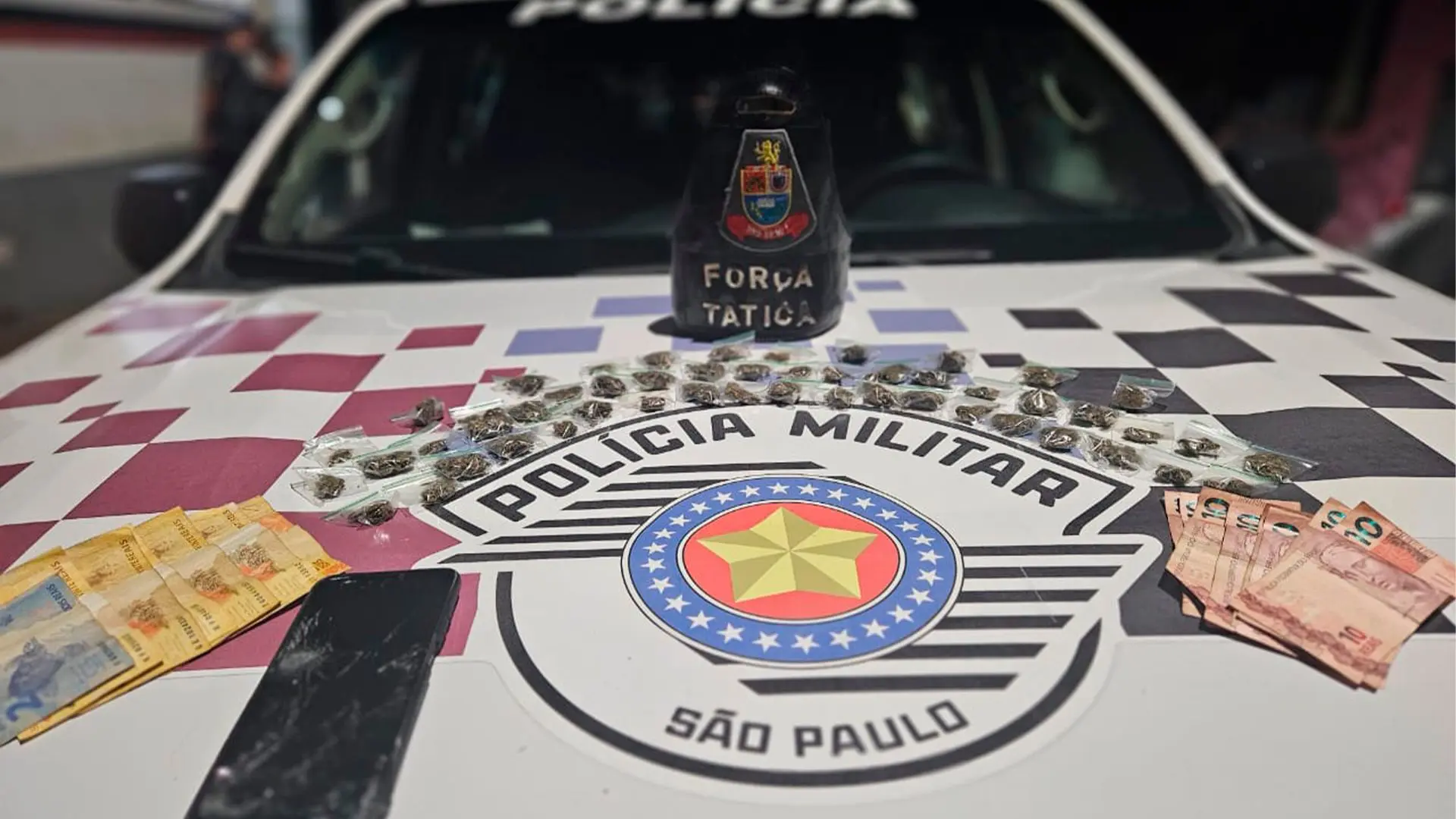 Homem é preso com drogas e dinheiro no Pq. Nossa Senhora das Dores, em Limeira