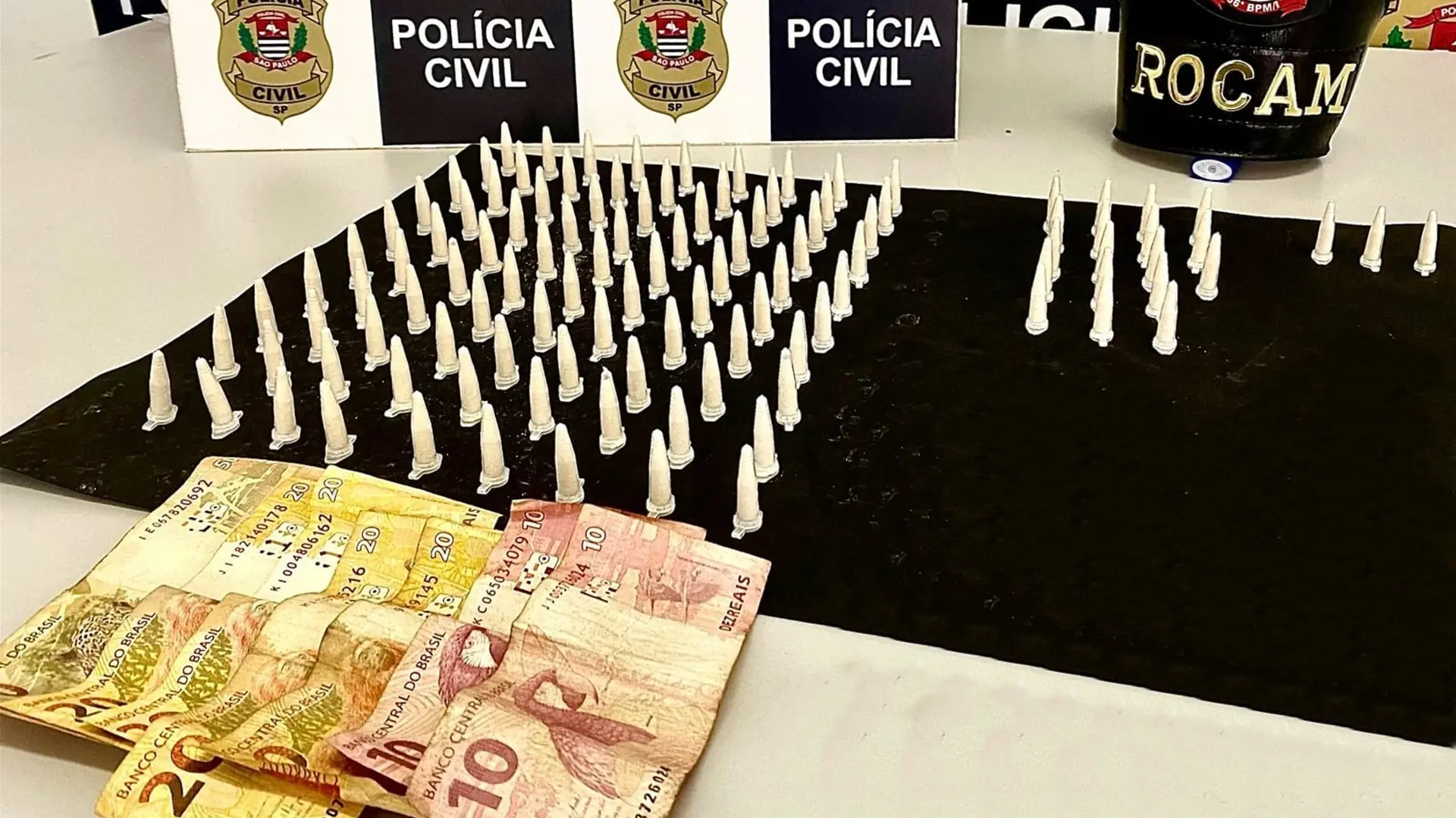 Homem é preso com porções de cocaína no Abílio Pedro, em Limeira