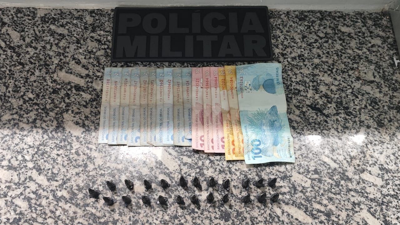 Homem é preso por tráfico de drogas em praça de Limeira