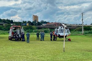 Homem perde perna e braço após ser atropelado por trem em Cordeirópolis