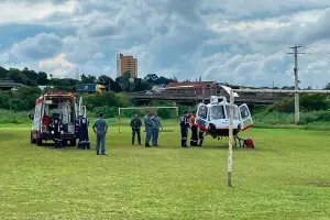 Homem perde perna e braço após ser atropelado por trem em Cordeirópolis