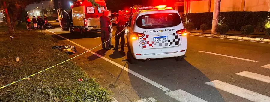 Imagens mostram acidente que matou jovem em Limeira