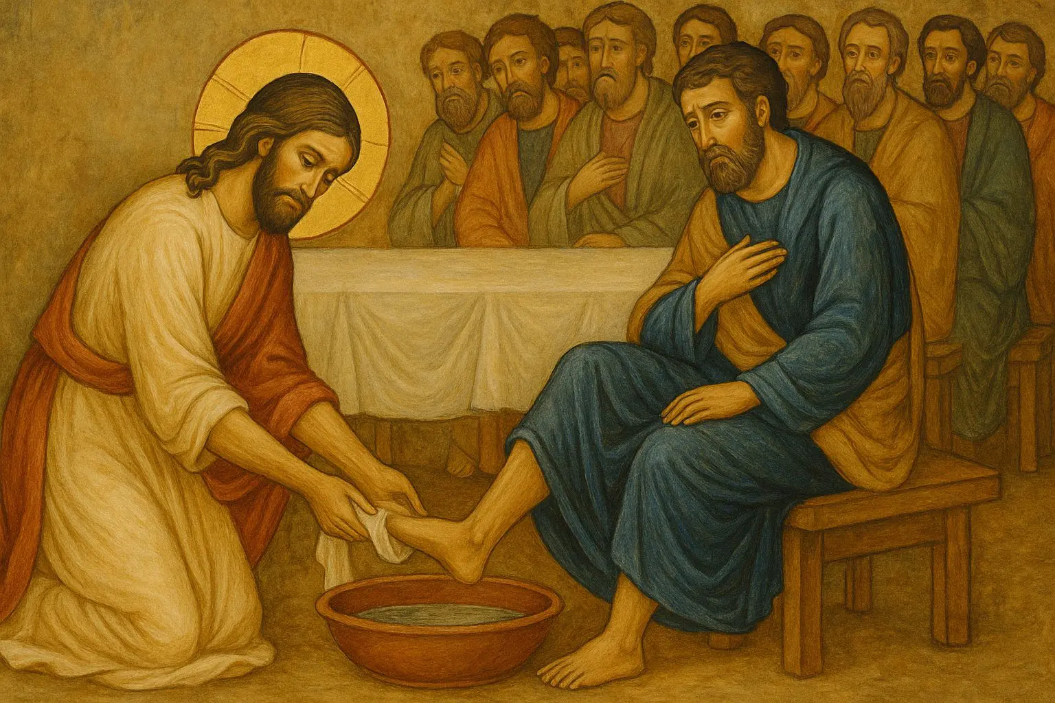 Missa do Lava-Pés gesto de humildade marca celebração da Quinta-feira Santa