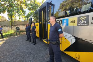 GCM de Limeira realiza treinamento de abordagem em transporte coletivo
