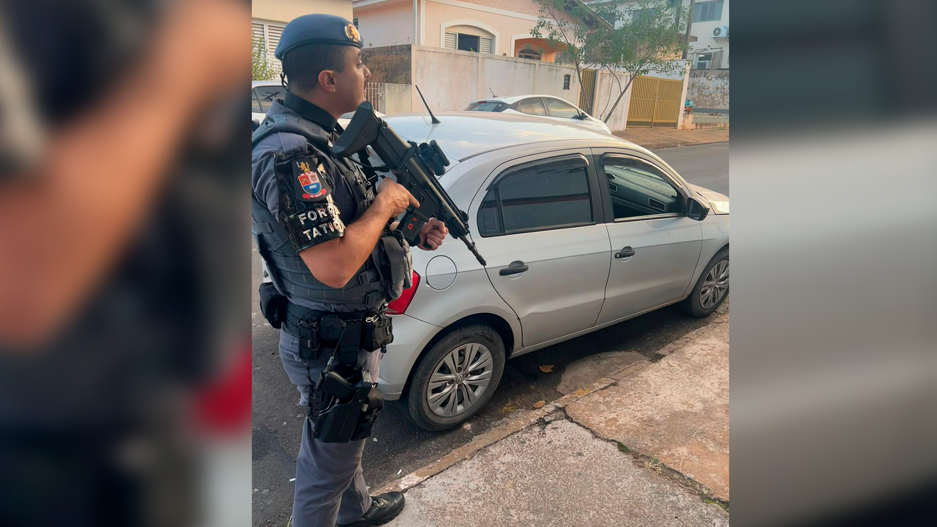 Gol com chassi adulterado é apreendido no Cidade Universitária II, em Limeira