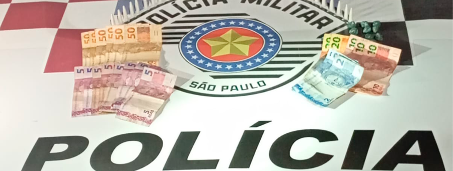 Jovem de 18 anos é preso com drogas e dinheiro no Parque Novo Mundo, em Limeira